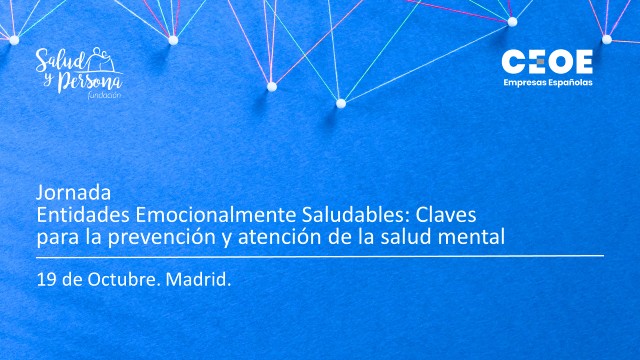 jornada Entidades Emocionalmente Saludables Claves para la prevención y atención de la salud mental